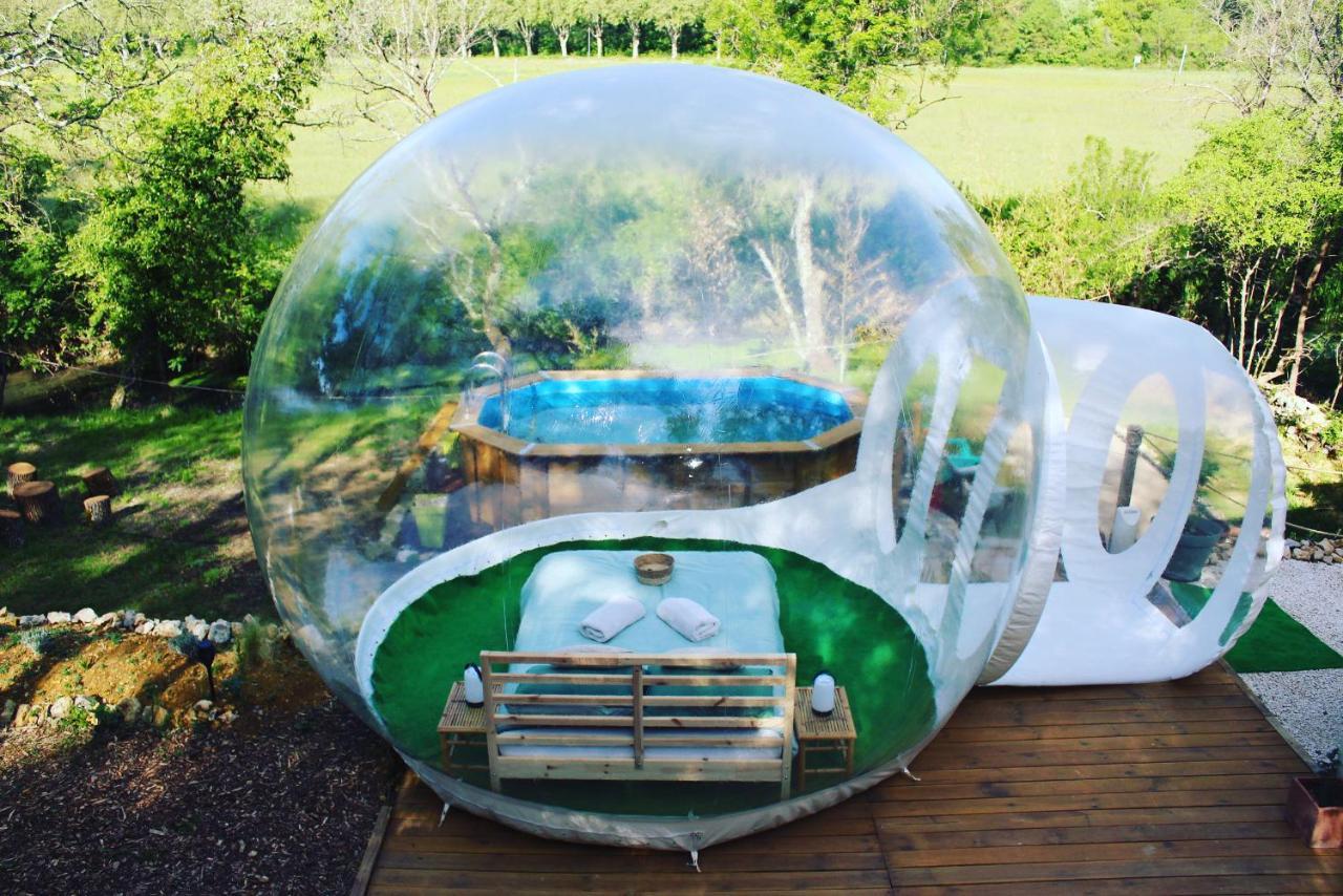 La Bulle Etoile Allegre Les Fumades Exterior foto