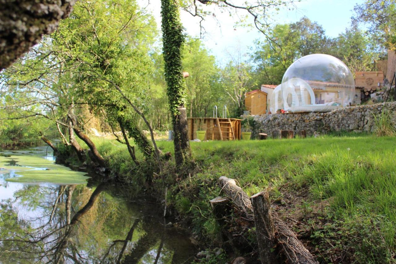 La Bulle Etoile Allegre Les Fumades Exterior foto