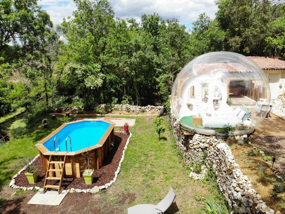 La Bulle Etoile Allegre Les Fumades Exterior foto