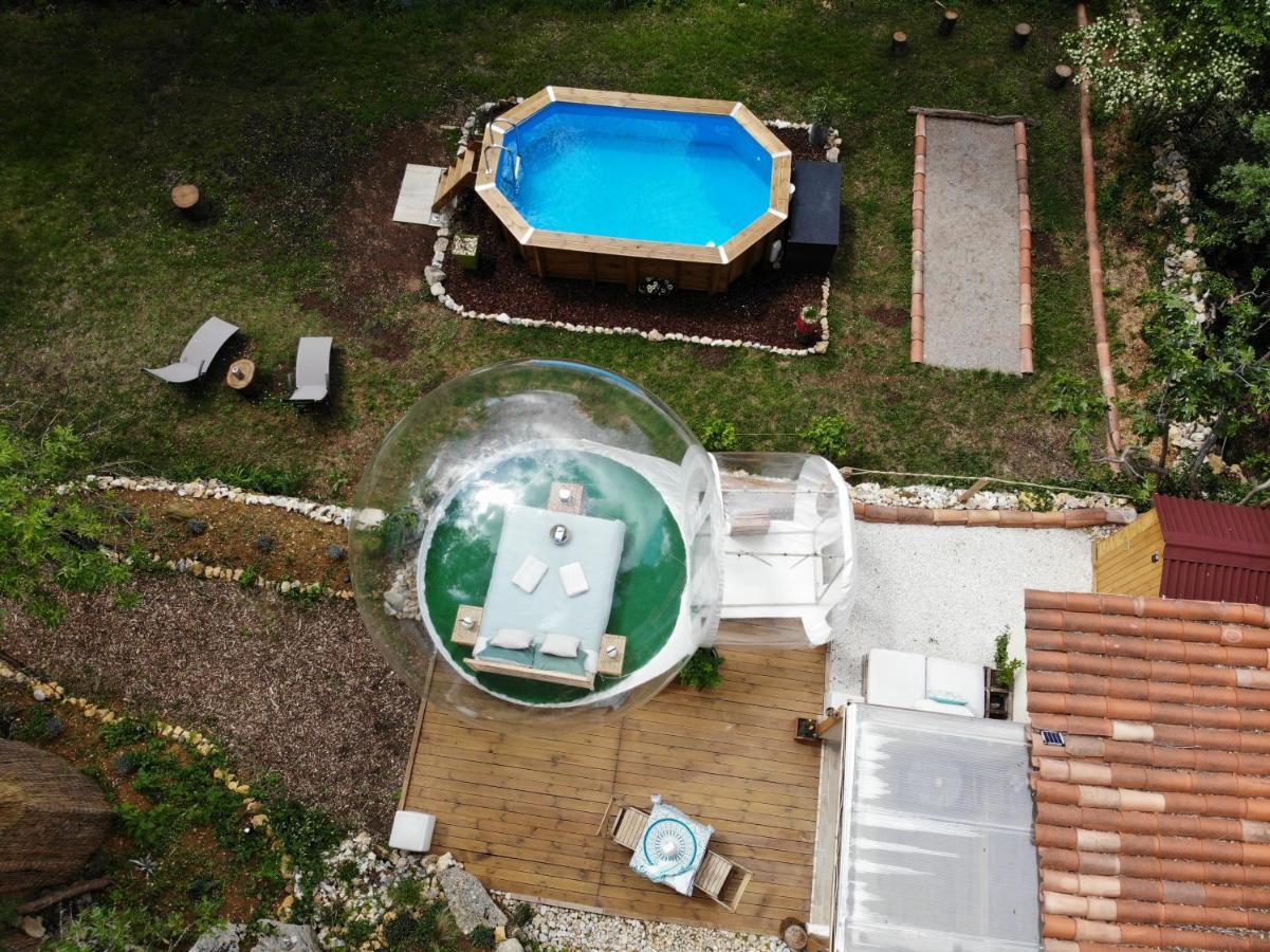 La Bulle Etoile Allegre Les Fumades Exterior foto